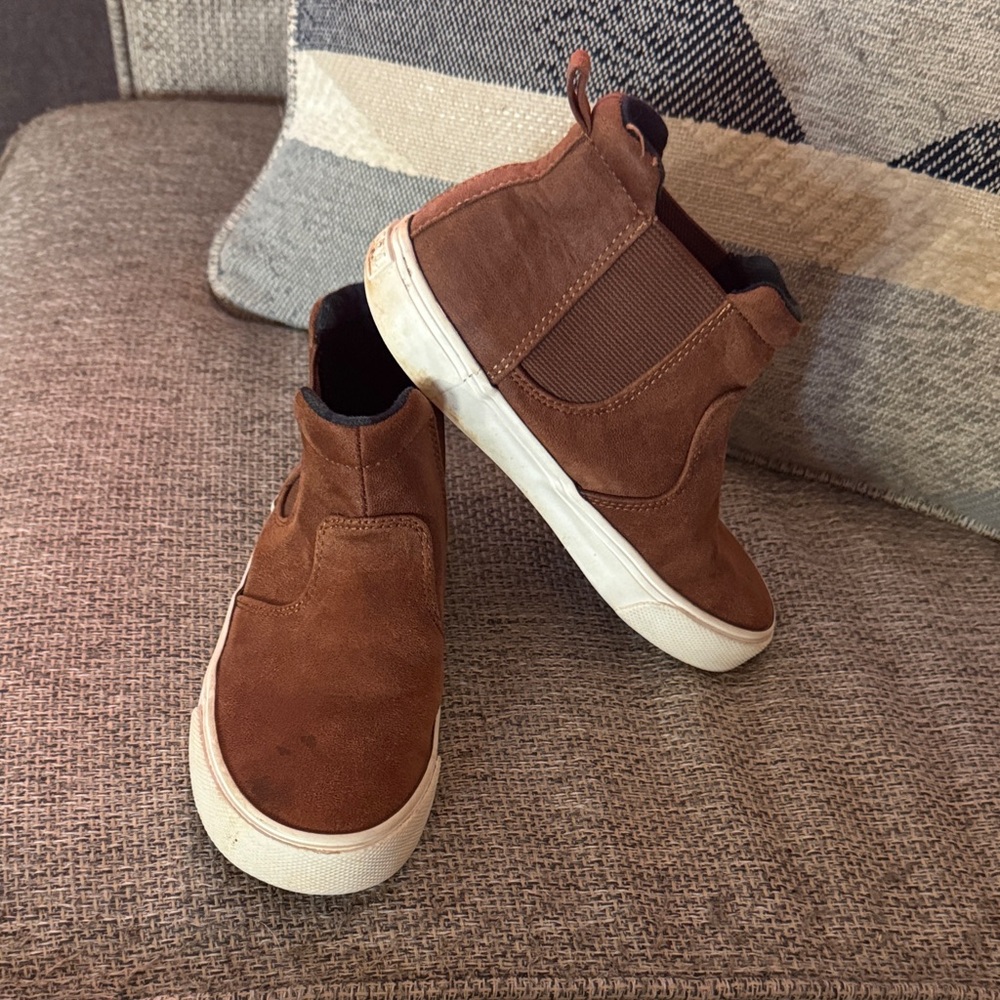 Old Navy Brown Kids Slip-On Sneakers